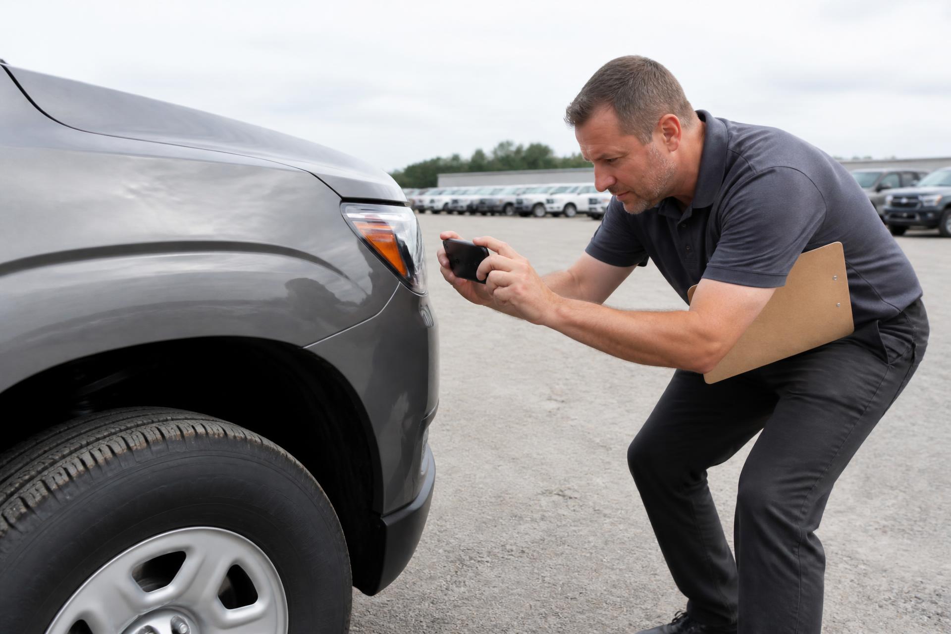 Professional documenting a recovery assignment