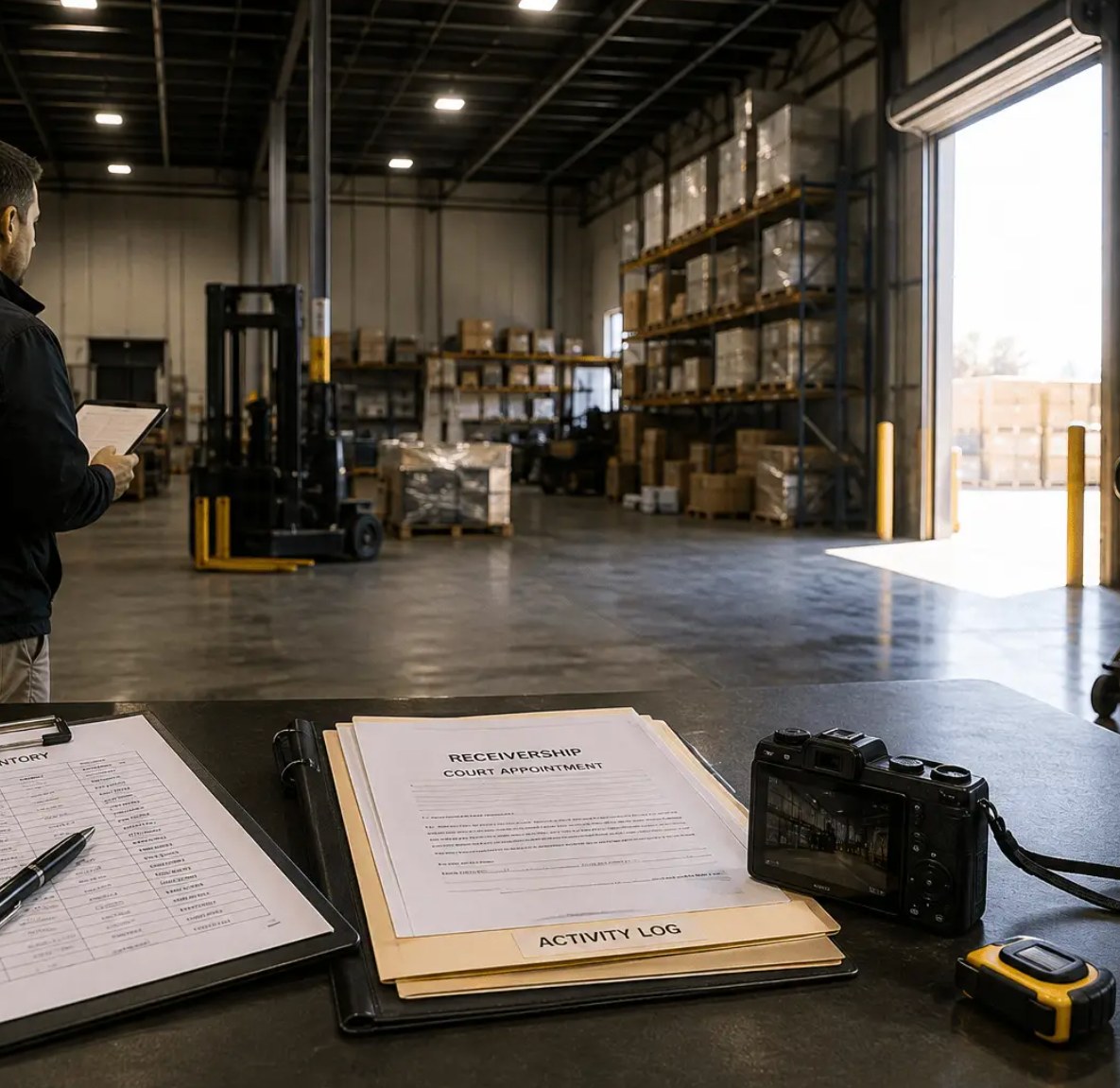 Warehouse assets and appointment documentation