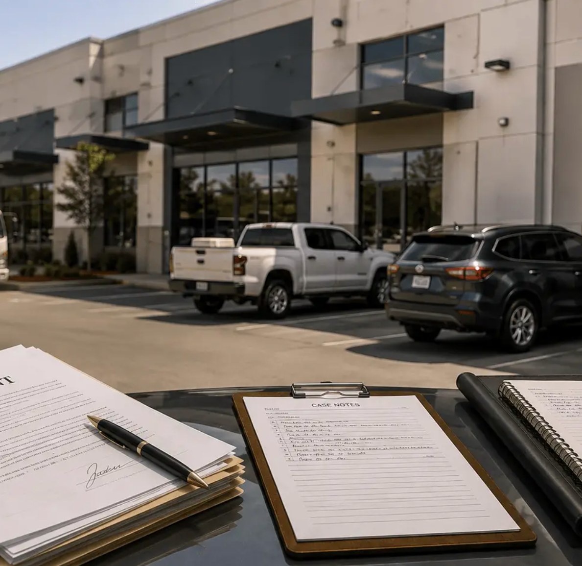 Commercial property and assignment documents